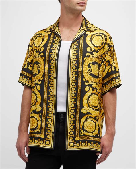 versace shirt men price|Versace fitted shirts for men.